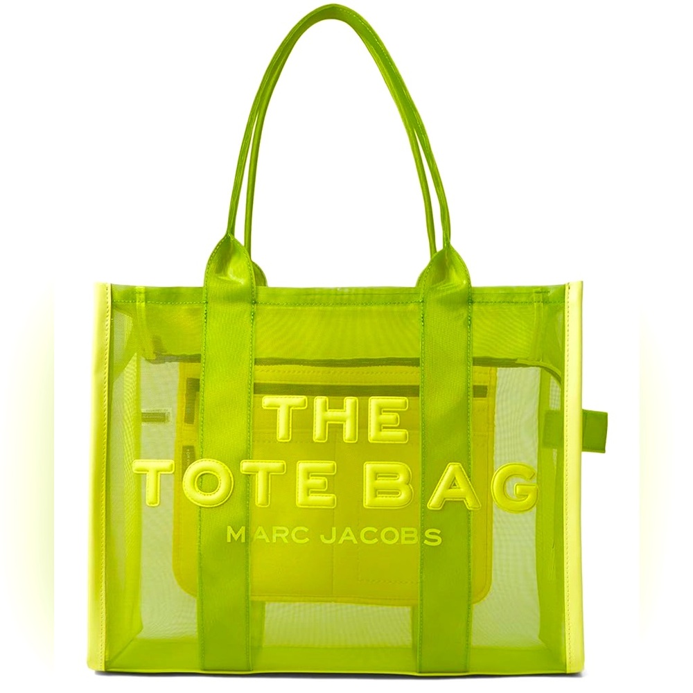 Marc Jacobs Neon Green Tote Bag